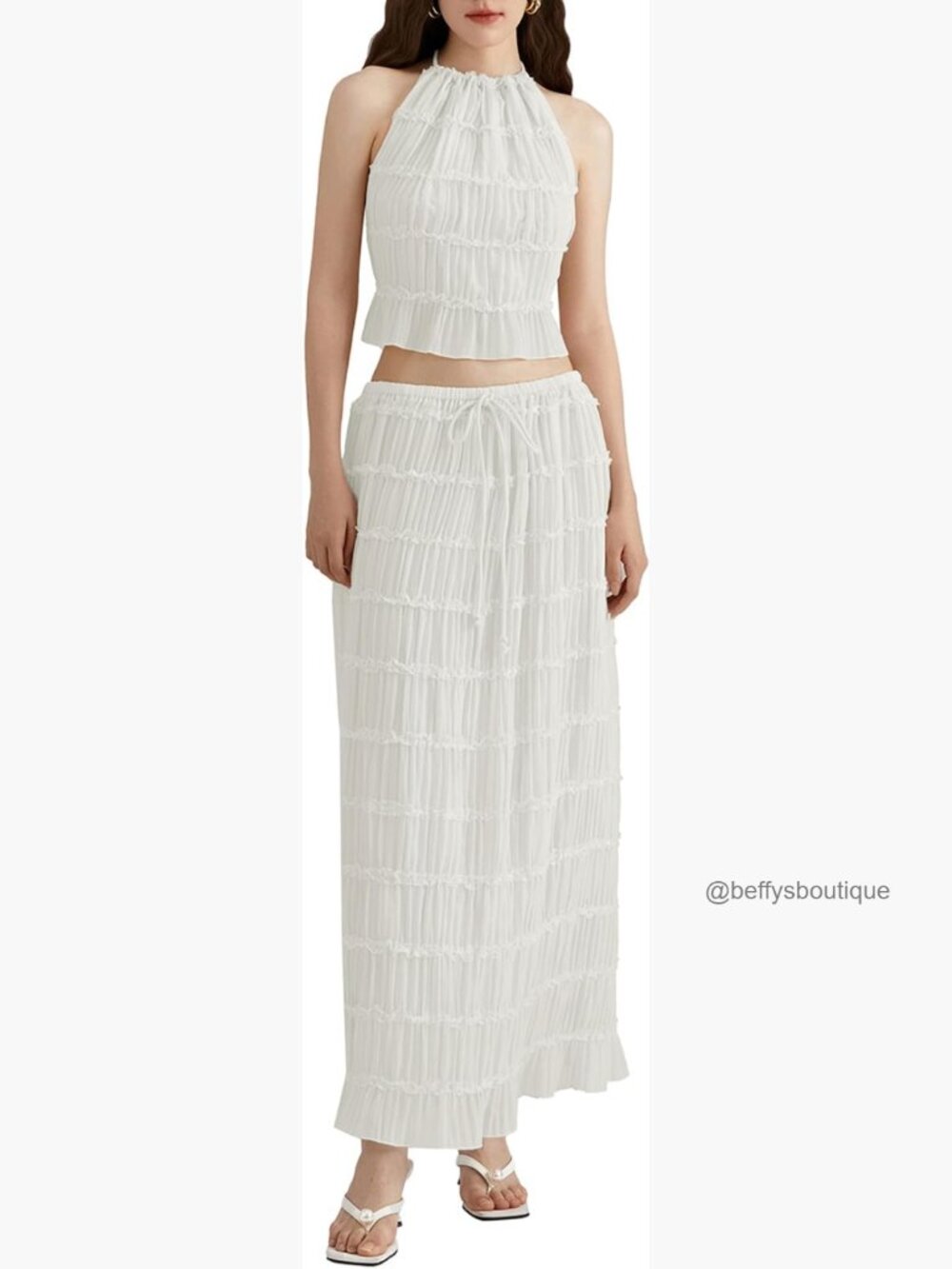 Women's 2-Piece Skirt Set, Polyester, Y2K Style, Party Outfit